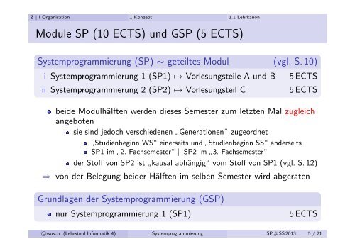 Systemprogrammierung - CS 4