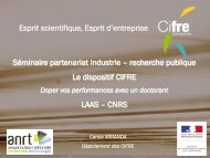 Le dispositif Cifre - LAAS CNRS