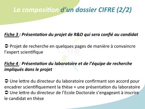 Le dispositif Cifre - LAAS CNRS