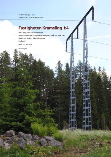 UV Rapport 2011:103 - arkeologiuv.se