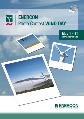 ENERCON Photo Contest WIND DAY