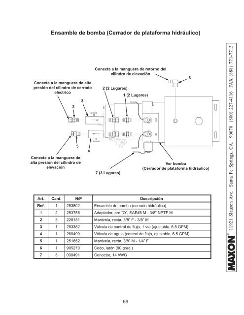Manual de mantenimiento RC-2B RC-3B RC-4B RC-5B RC ... - Maxon