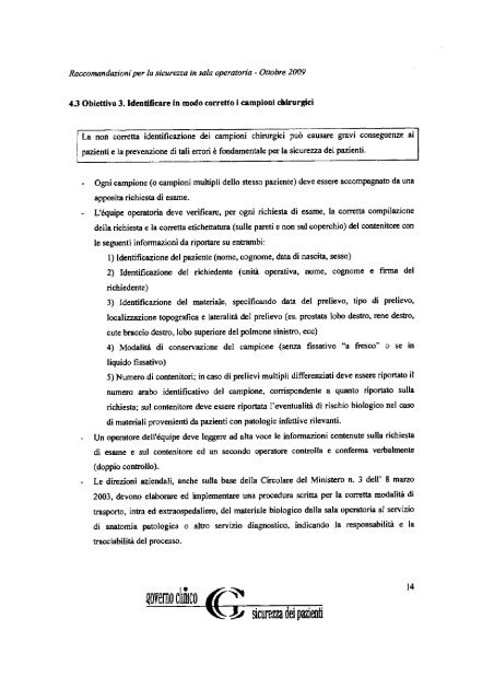 Manuale per la sicurezza in sala operatoria - Azienda Sanitaria ...