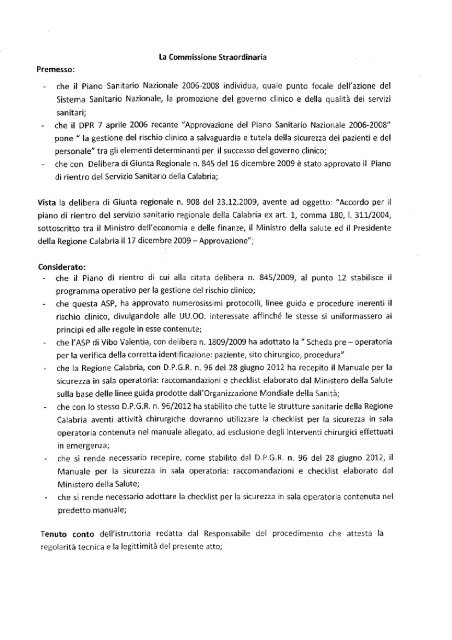 Manuale per la sicurezza in sala operatoria - Azienda Sanitaria ...