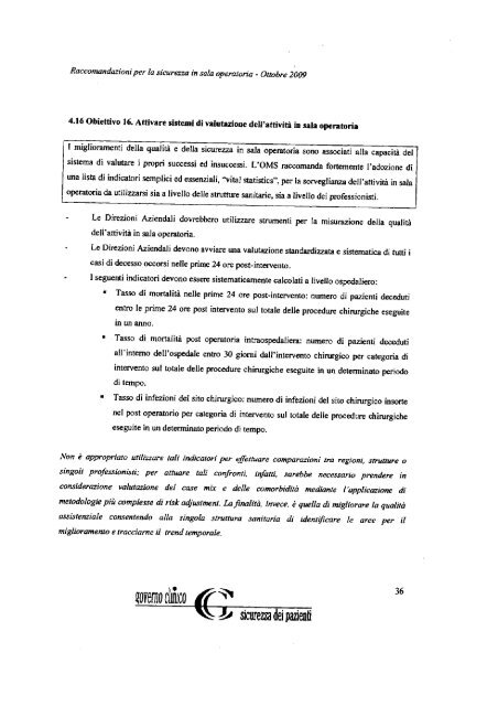 Manuale per la sicurezza in sala operatoria - Azienda Sanitaria ...