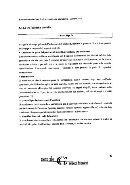 Manuale per la sicurezza in sala operatoria - Azienda Sanitaria ...