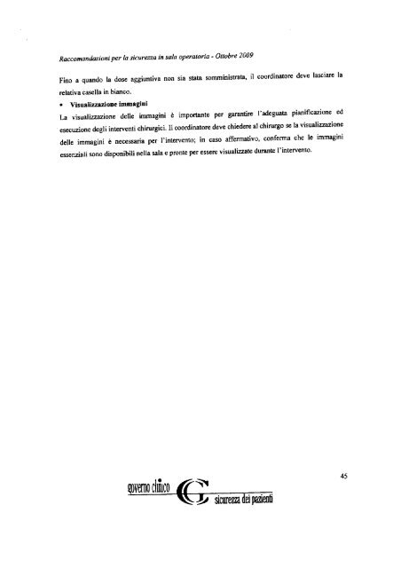 Manuale per la sicurezza in sala operatoria - Azienda Sanitaria ...