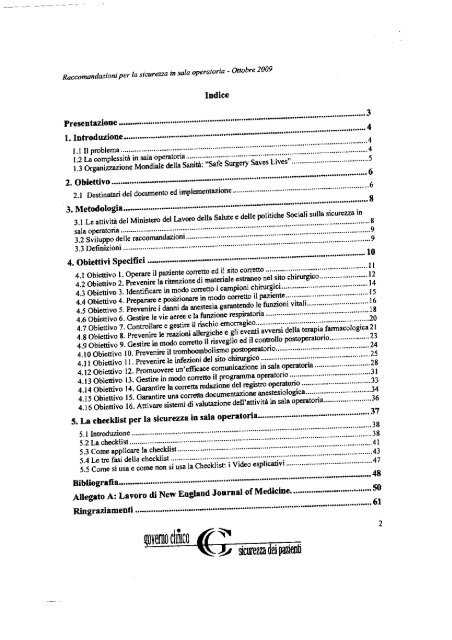 Manuale per la sicurezza in sala operatoria - Azienda Sanitaria ...