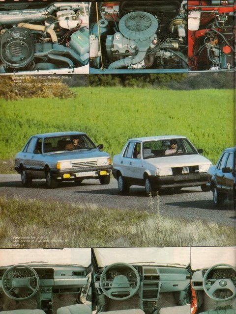 Comparativa: Clase Media Seat Malaga, Fiat Regata, Renault 19 ...