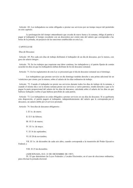 23 DE ENERO DE 1998. Ley publicada en el Diario Oficial de la Fe