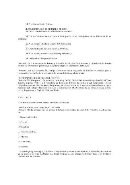 23 DE ENERO DE 1998. Ley publicada en el Diario Oficial de la Fe