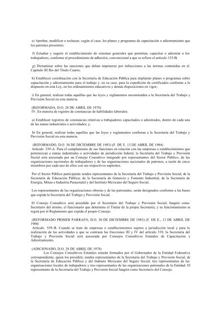 23 DE ENERO DE 1998. Ley publicada en el Diario Oficial de la Fe