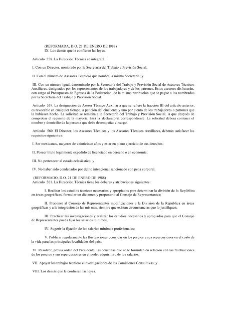 23 DE ENERO DE 1998. Ley publicada en el Diario Oficial de la Fe