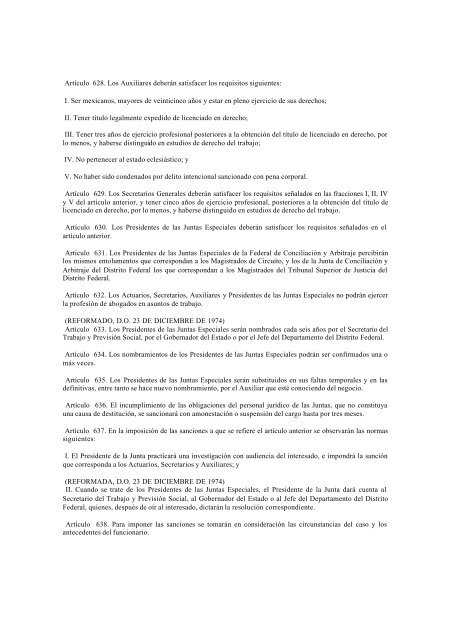 23 DE ENERO DE 1998. Ley publicada en el Diario Oficial de la Fe