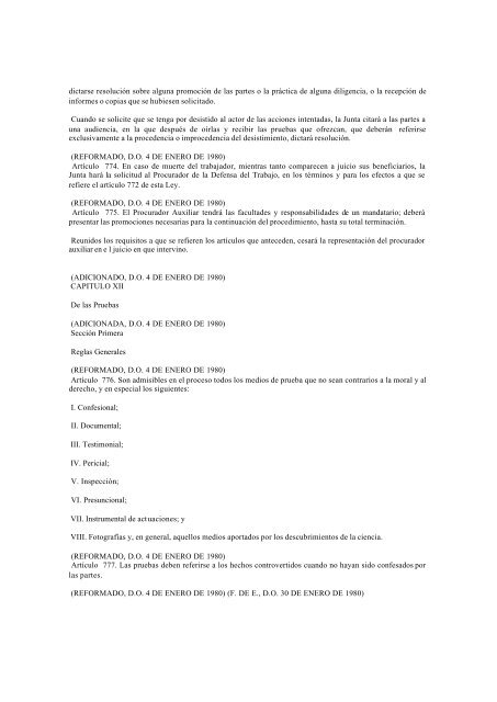 23 DE ENERO DE 1998. Ley publicada en el Diario Oficial de la Fe