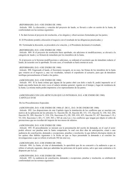 23 DE ENERO DE 1998. Ley publicada en el Diario Oficial de la Fe