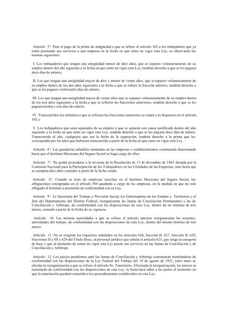 23 DE ENERO DE 1998. Ley publicada en el Diario Oficial de la Fe