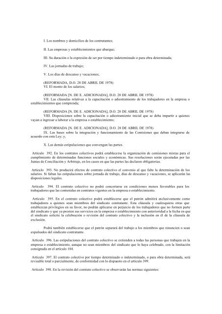 23 DE ENERO DE 1998. Ley publicada en el Diario Oficial de la Fe