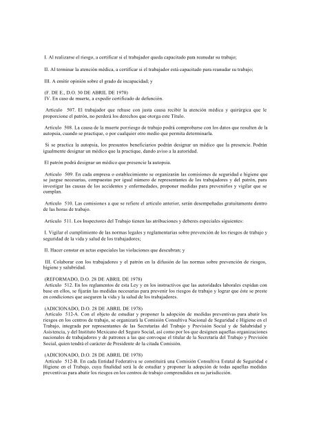 23 DE ENERO DE 1998. Ley publicada en el Diario Oficial de la Fe