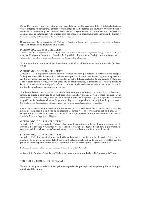 23 DE ENERO DE 1998. Ley publicada en el Diario Oficial de la Fe