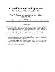 Handout 3 [pdf] - University of Oxford Department of Physics