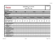 ASSESSMENT CYCLE MATRIX for ISO/IEC 17021: 2006 - Sanas