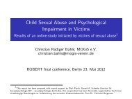 Child Sexual Abuse and Psychological Impairment in Victims ...