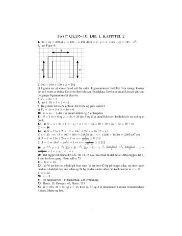 Fasit QED 5-10 kapittel 2