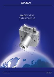 ABLOYÂ® vega cabinet locks