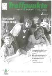 Dezember 2004 - Bürgerhilfe Sozialpsychiatrie Frankfurt am Main eV