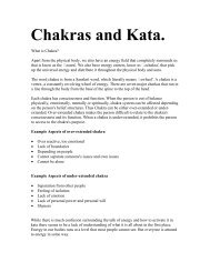 Chakras and Kata Part 2.pdf - All Stars Self Defence Centres