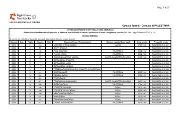 G274_ElencoParticelle.pdf - Comune di Palestrina