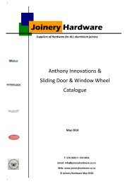 Download Steadfast brochure (645KB) - Joinery Hardware