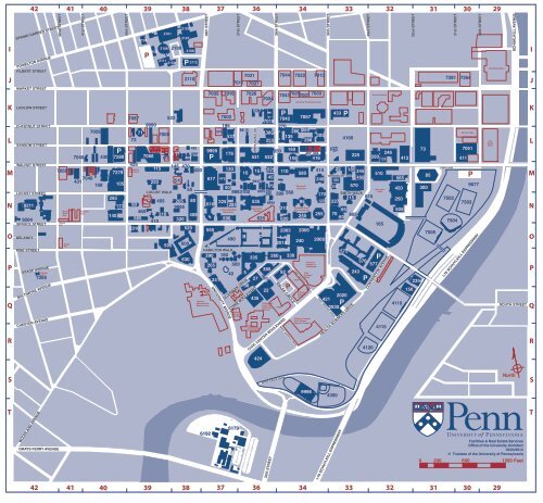 University Of Pennsylvania Campus Map