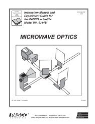 MICROWAVE OPTICS - Granular Materials Laboratory