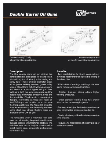 Double Barrel Oil Guns - RV Industries