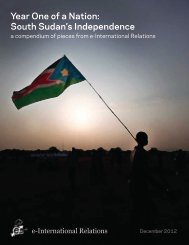 South Sudan's Independence - e-International Relations