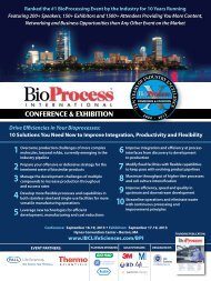 Drive Efficiencies in Your Bioprocesses: 10 Solutions You Need ...