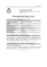 PROGRAMA DE ASIGNATURA - Universidad de Antofagasta