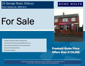 23 George Road, Oldbury - Bond Wolfe
