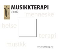 Når dyktighet belønnes! - Musikkterapi