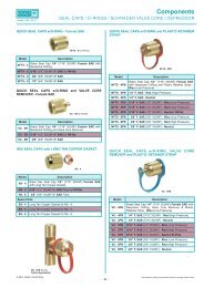 Schrader Valve Core, Caps, Depressor, O-Ring.pdf - Home Page ...