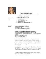 Tiziana Rambelli - Azienda USL di Forlì