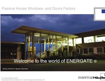 Welcome to the world of ENERGATE ® - AHK San Francisco