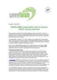 Press release - WEEE Forum