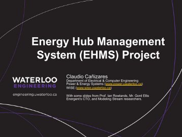 Energy Hub Management System (EHMS) Project - EEH