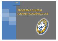 Descargar programa - Universidad Católica Boliviana