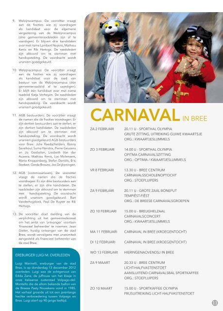 Stadsmagazine februari 2013 - Stad Bree