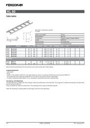 Cable ladder - Vergokan