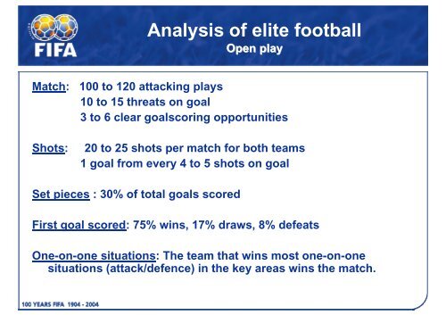 trends of modern football - Oregon Youth Soccer Association